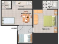 Layout apartment 9